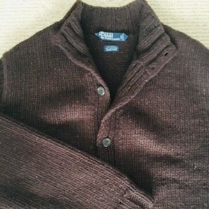 Ralph Lauren Cashmere/Wool Pub Jacket in Chocolate